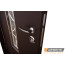 Abwehr [Складська програма] Вхідні двері модель Solid Glass (колір Ral 8019T) комплектація Defender 408 - Город Дверей