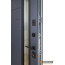 Abwehr [Складська програма] Вхідні двері з терморозривом модель Ufo (колір Ral 7016 + Антрацит/Біла) комплектація COTTAGE 367 - Город Дверей