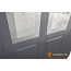 Abwehr Вхідні двері зі склом модель Country NeoGlass комплектація COTTAGE 552 1470 - Город Дверей