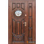 Abwehr Вхідні двері зі склом модель Luck Glass (вулична плівка на 2 сторони) комплектація COTTAGE 1200 179 - Город Дверей