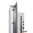 Abwehr Вхідні двері зі склом модель Ufo (колір RAL + Вулична плівка) комплектація COTTAGE 367 - Город Дверей
