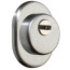 Дверной протектор AZZI FAUSTO F23 Стандарт, матовый хром, H25 мм (000005097) - Город Дверей