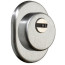 Дверной протектор AZZI FAUSTO F23 Topsecure, матовый хром, H25 мм (000005215) - Город Дверей