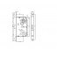 Дверной замок Bonaiti B SLIM PZ 50/85 цилиндровый Бронза (40-0020845) - Город Дверей