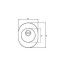 Броненакладка врезная DiSec BDS 16 SFERIK ROK Полированная латунь - Город Дверей