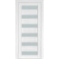 Двері модель 136 Ясен білий Емаль (засклена) - Город Дверей