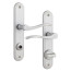 Ручки дверные на планке ROSTEX ELEGANT mov-mov WC PLATE 72мм 35-50мм CR SAT, шток 5мм - Город Дверей