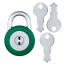 Замок навесной TOKOZ 375/45 3KEY TK1 M R shackle 15мм 7мм - Город Дверей