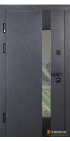Abwehr [Складська програма] Вхідні двері з терморозривом модель Tower комплектація Termix 527 - Город Дверей